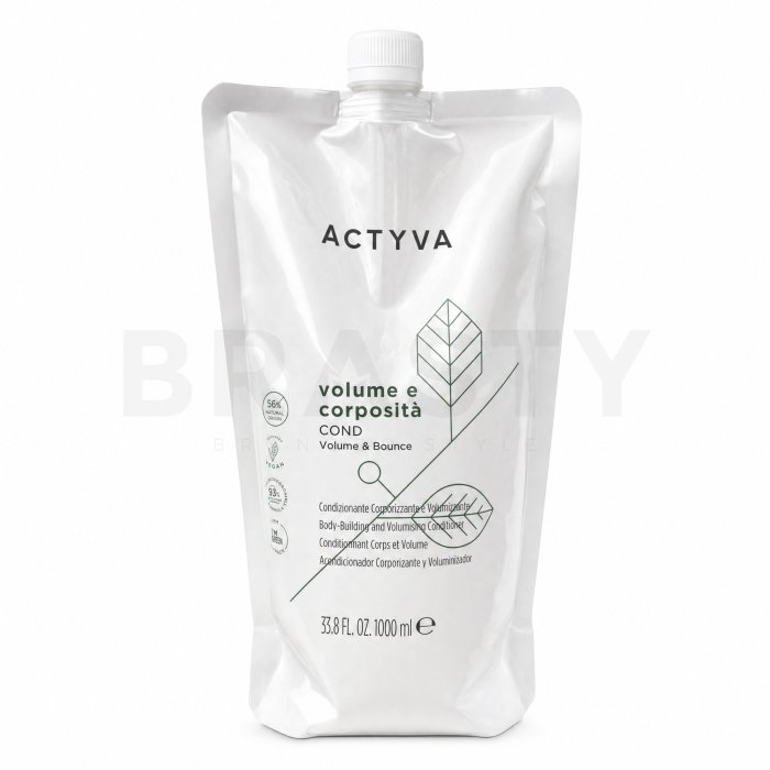 Kemon Actyva Volume E Corposita Volume & Bounce Conditioner Подсилващ балсам за обем и укрепване на косата Refill 1000 ml