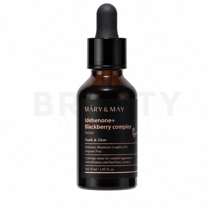 Mary & May Idebenone + Blackberry Complex антиоксидантен серум за всички типове кожа на лицето Serum 30 ml