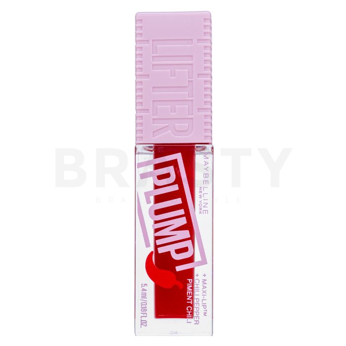 Maybelline Lifter Plump блясък за устни 004 Red Flag 5,4 ml
