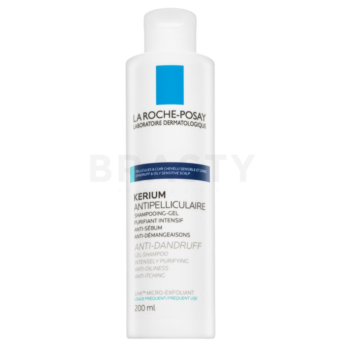 La Roche-Posay Kerium Anti-Dandruff Gel-Shampoo укрепващ шампоан ПРОТИВ ПЪРХОТ 200 ml
