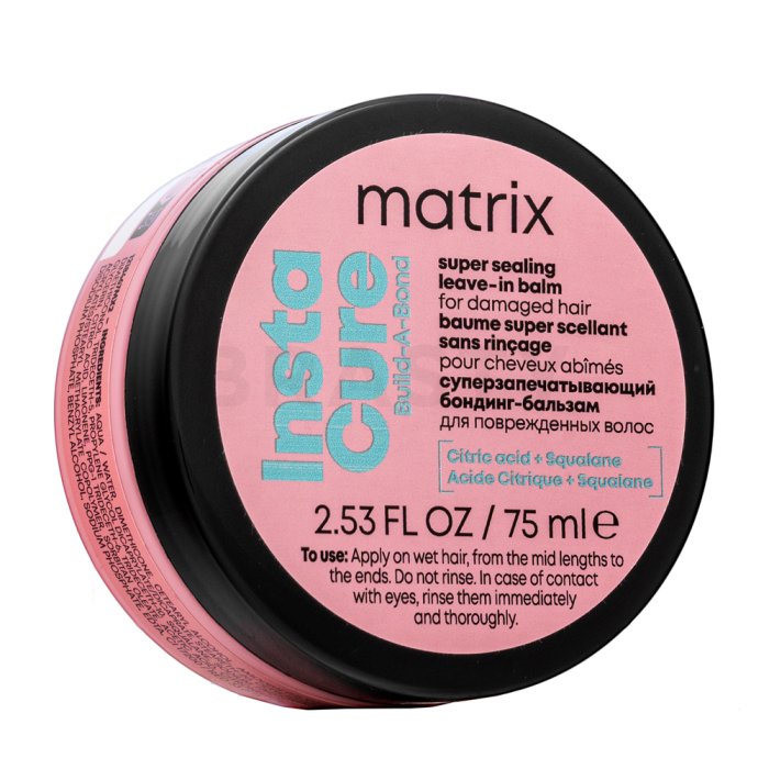 Matrix Total Results Insta Cure Build-A-Bond Leave-In Balm Подхранващ балсам за укрепване на фибрите на косъма 75 ml