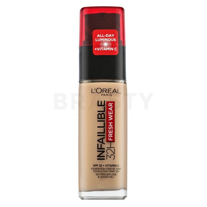 L´Oréal Paris Infaillible 32H Fresh Wear дълготраен фон дьо тен Linen/Warm Doré 30 ml