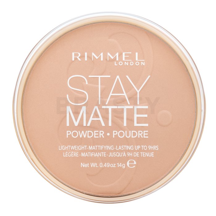Rimmel London Stay Matte Long Lasting Pressed Powder пудра с матиращо действие 004 Sandstorm 14 g