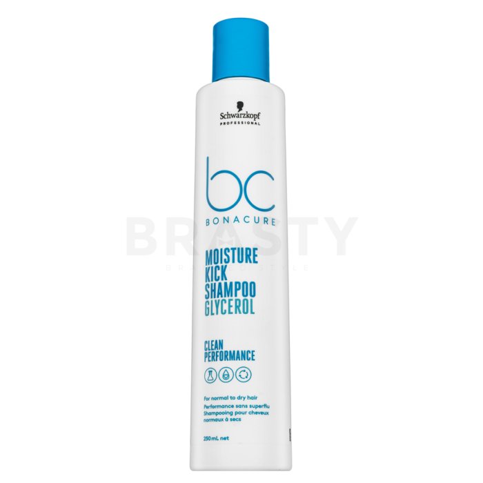 Schwarzkopf Professional BC Bonacure Moisture Kick Shampoo Glycerol подхранващ шампоан За нормална и суха коса 250 ml