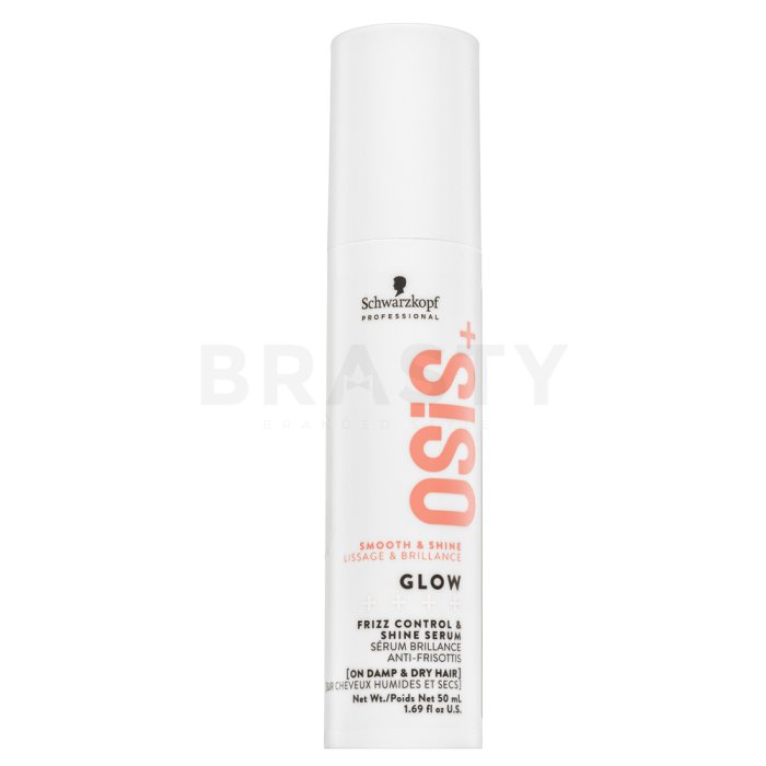 Schwarzkopf Professional Osis+ Glow Изглаждащ серум за гладкост и блясък на косата 50 ml
