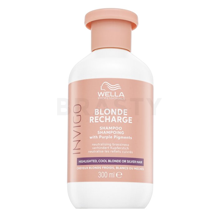 Wella Professionals Invigo Blonde Recharge Shampoo with Purple Pigments Неутрализиращ шампоан за руса коса 300 ml