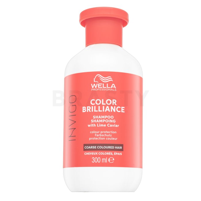 Wella Professionals Invigo Color Brilliance Coarse Shampoo Защитен шампоан за боядисана коса 300 ml
