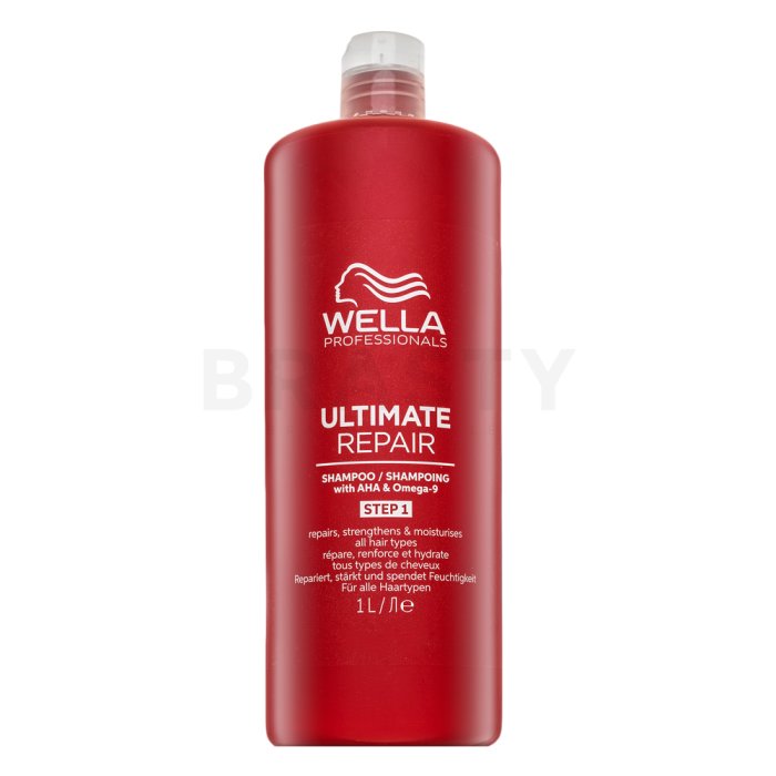 Wella Professionals Ultimate Repair Shampoo Шампоан За увредена коса 1000 ml