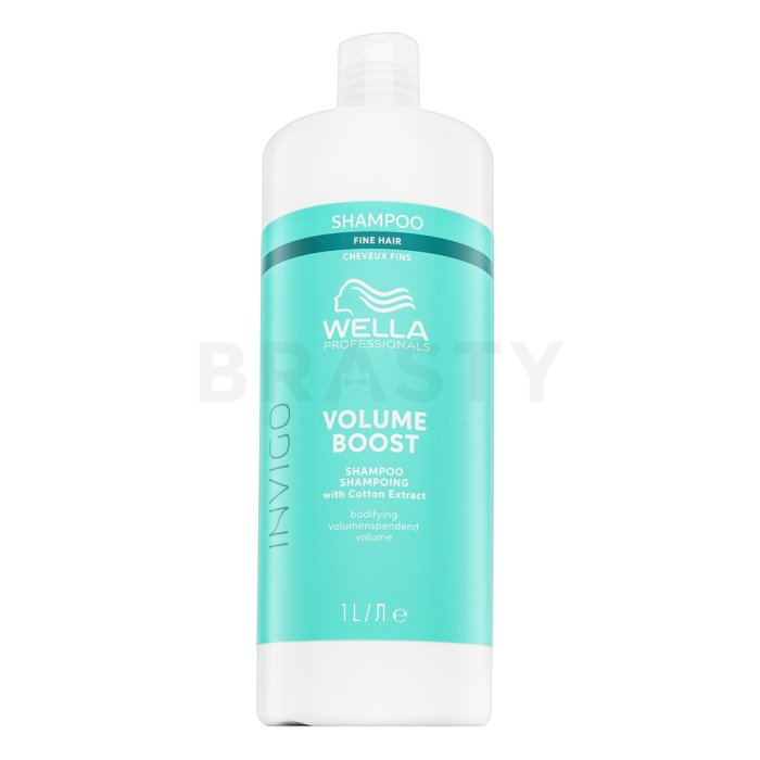 Wella Professionals Invigo Volume Boost Shampoo with Cotton Extract шампоан за обем За слаба и мека коса 1000 ml
