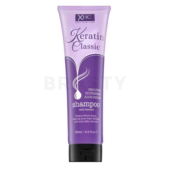 Xpel Hair Care Keratin Classic Shampoo Шампоан Против накъдряне 300 ml