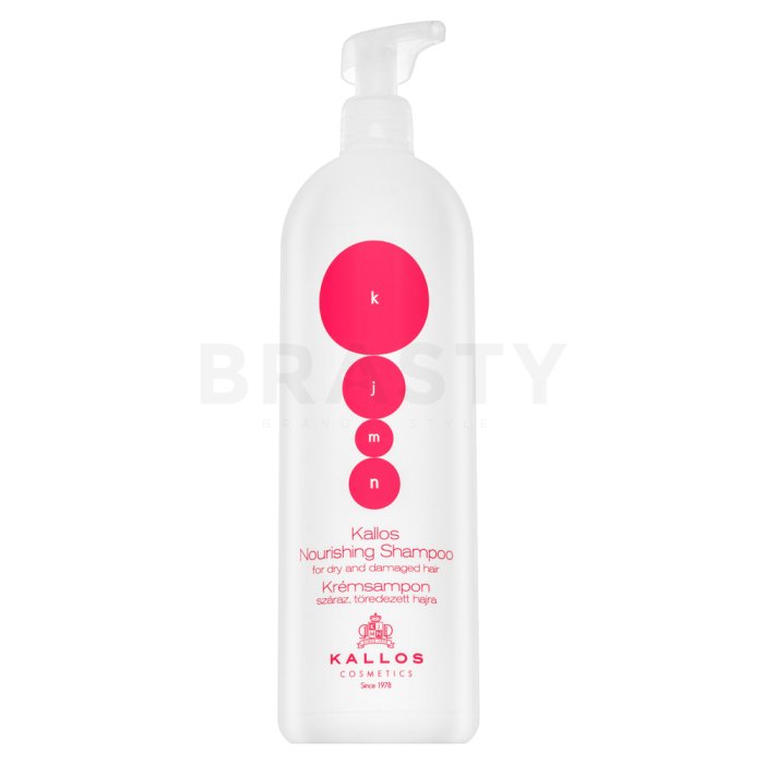 Kallos Nourishing Shampoo подхранващ шампоан за суха и увредена коса 1000 ml