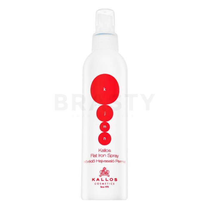 Kallos Flat Iron Spray стилизиращ спрей при топлинна обработка на косата 200 ml