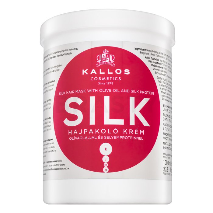 Kallos Silk Hair Mask Заглаждаща маска за груба и непокорна коса 1000 ml