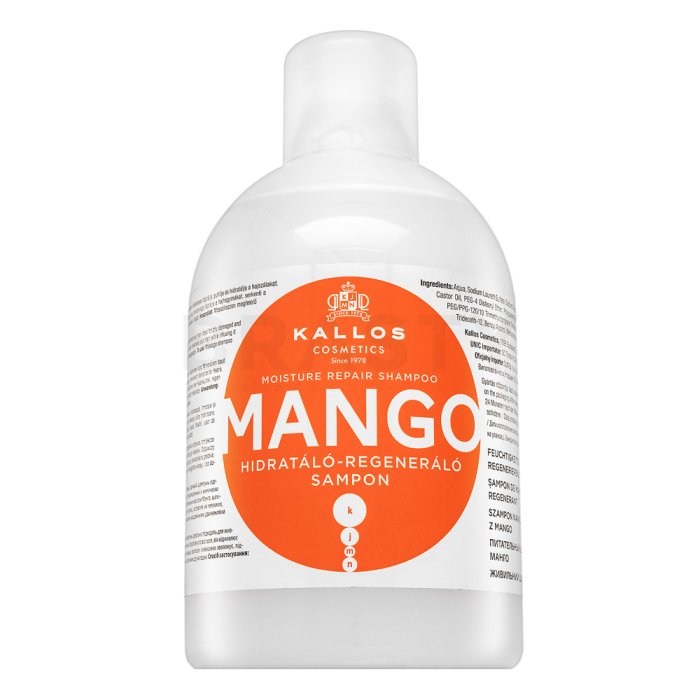 Kallos Mango Moisture Repair Shampoo подхранващ шампоан за суха и увредена коса 1000 ml