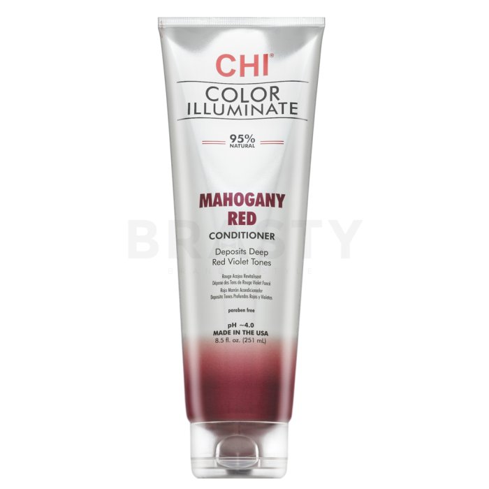 CHI Ionic Color Illuminate Conditioner тониращ балсам за опресняване на цвета Mahogany Red 251 ml