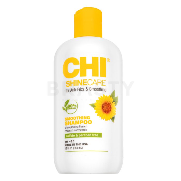 CHI ShineCare Smoothing Shampoo изглаждащ шампоан за гладкост и блясък на косата 355 ml