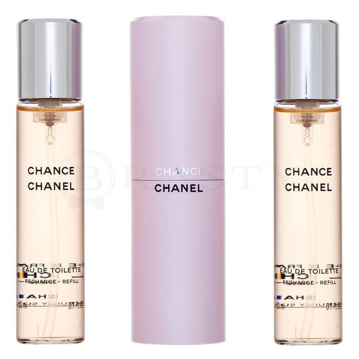 Chanel Chance - Refillable тоалетна вода за жени 3 x 20 ml