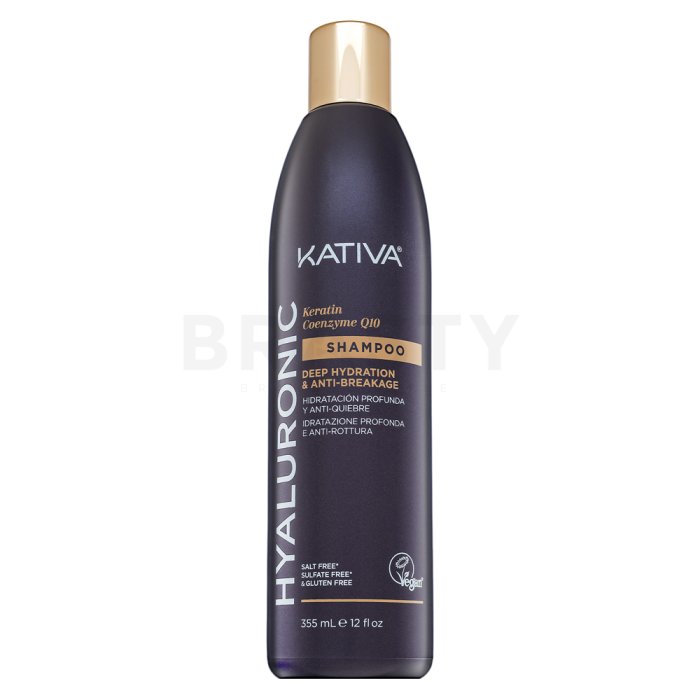 Kativa Hyaluronic Keratin - Coenzyme Q10 Shampoo укрепващ шампоан с хиалуронова киселина 355 ml