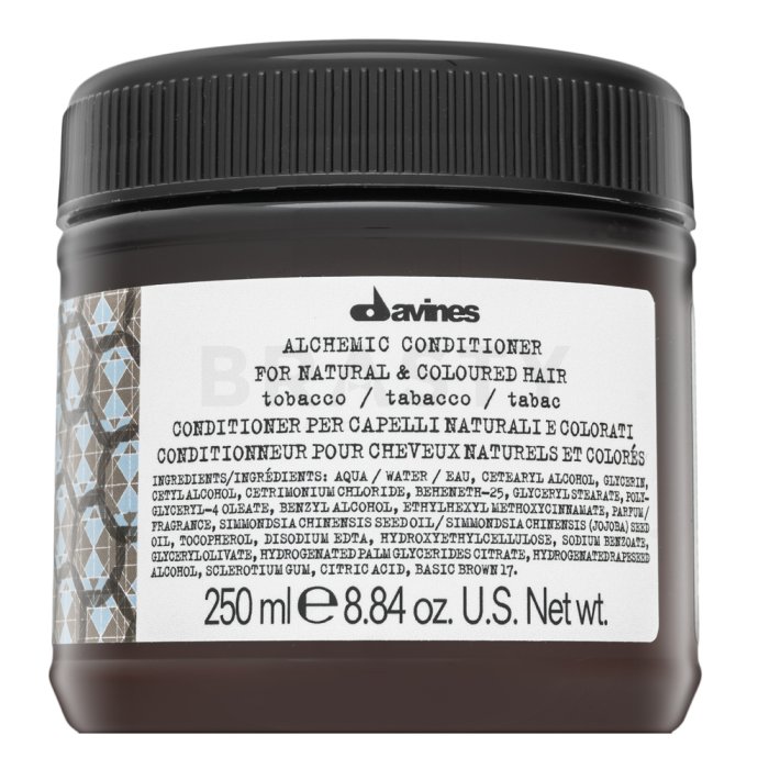 Davines Alchemic Conditioner подхранващ балсам за светло кестенява коса Tobacco 250 ml