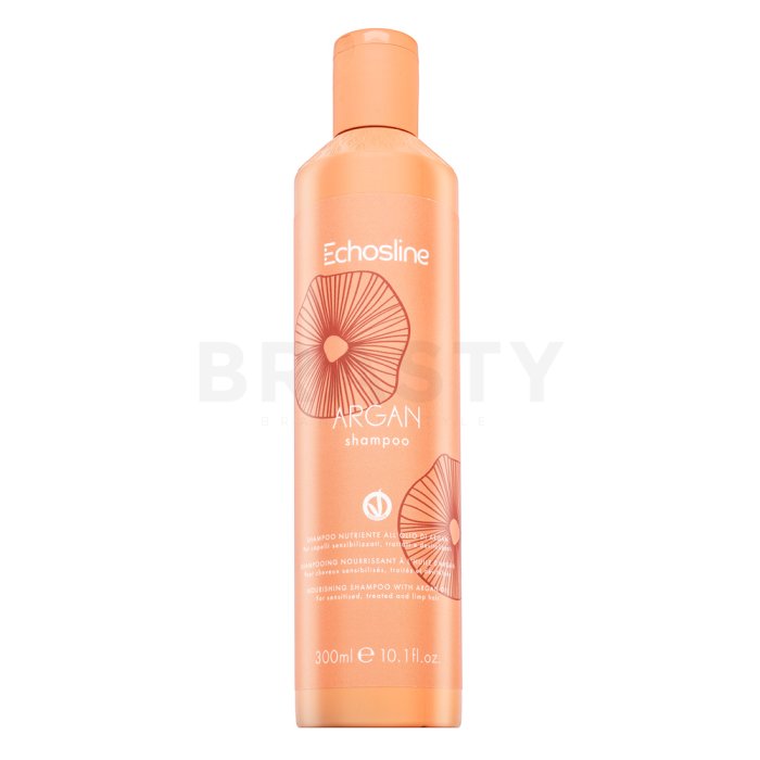 Echosline Argan Shampoo подхранващ шампоан за защита на косата от топлина и влага 300 ml