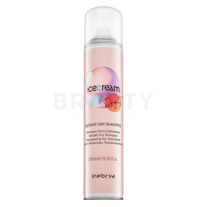 Inebrya Ice Cream Dry-T Instant Dry Shampoo сух шампоан за бързо омазняваща се коса 200 ml