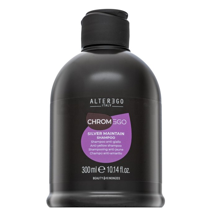 Alter Ego ChromeEgo Silver Maintain Anti-yellow Shampoo Неутрализиращ шампоан за платинено руса и сива коса 300 ml