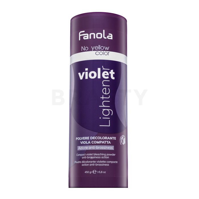 Fanola No Yellow Color Compact Violet Bleaching Powder пудра за изсветляване на косата 450 g
