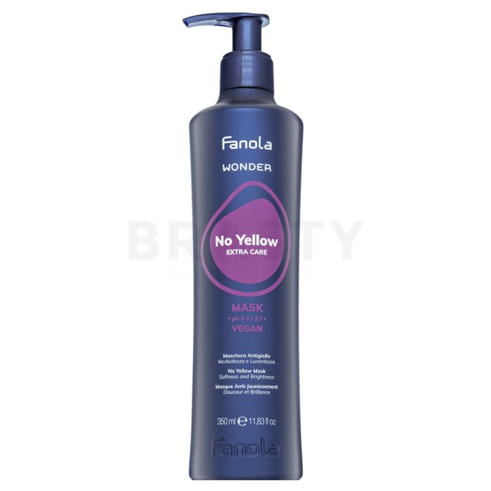 Fanola Wonder No Yellow Extra Care Mask Неутрализираща маска против жълти оттенъци 350 ml