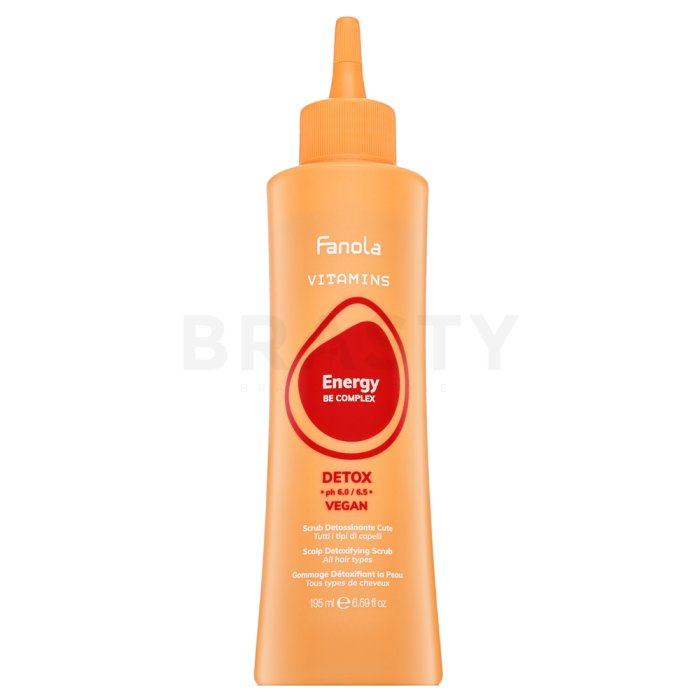 Fanola Vitamins Energy Detox Scalp Detoxifying Scrub пилинг за скалпа 195 ml