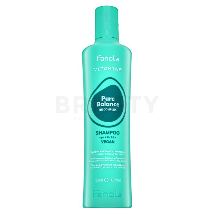 Fanola Vitamins Pure Balance Shampoo čisticí šampon против пърхот 350 ml