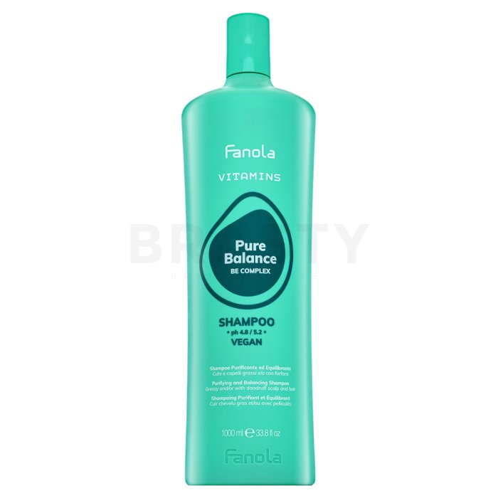 Fanola Vitamins Pure Balance Shampoo čisticí šampon против пърхот 1000 ml