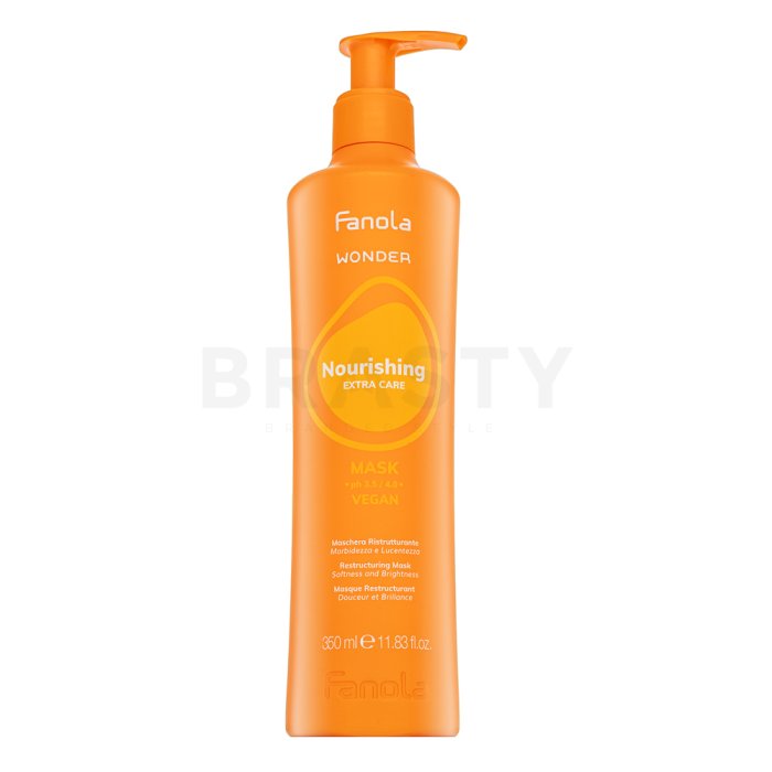 Fanola Wonder Nourishing Extra Care Mask подхранваща маска за гладкост и блясък на косата 350 ml