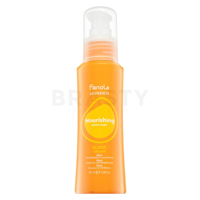 Fanola Wonder Nourishing Extra Care Elixir грижа без изплакване за гладкост и блясък на косата 100 ml
