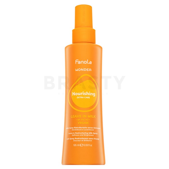 Fanola Wonder Nourishing Extra Care Leave-in Milk изглаждащо мляко за гладкост и блясък на косата 195 ml