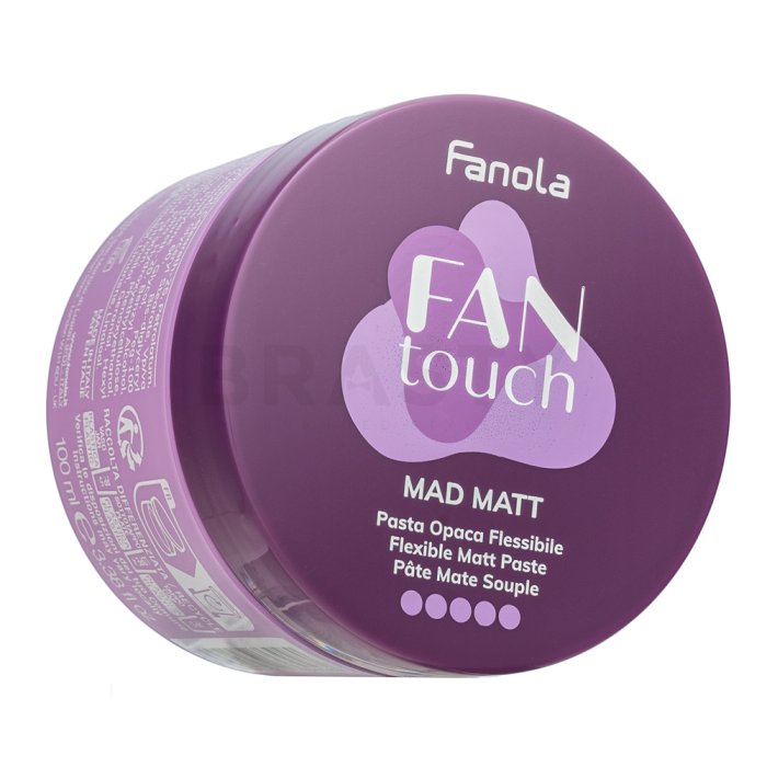 Fanola Fan Touch Mad Matt Flexible Matt Paste стилизираща паста за матов ефект 100 ml