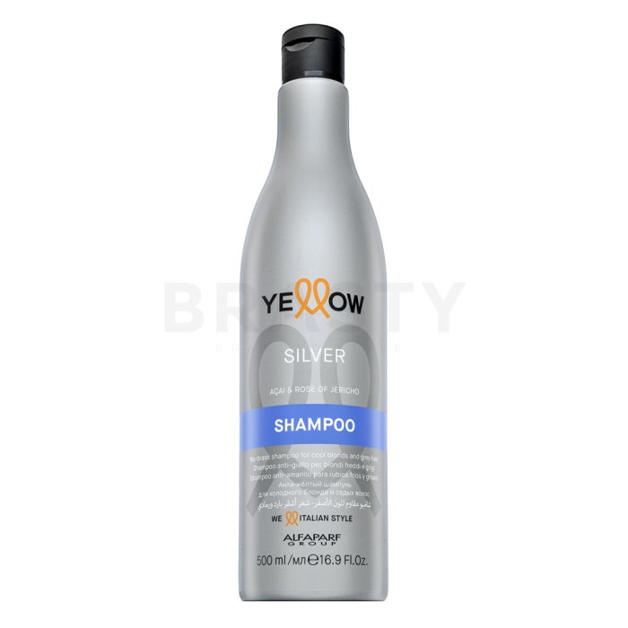 Alfaparf Milano Yellow Silver Shampoo Неутрализиращ шампоан за платинено руса и сива коса 500 ml