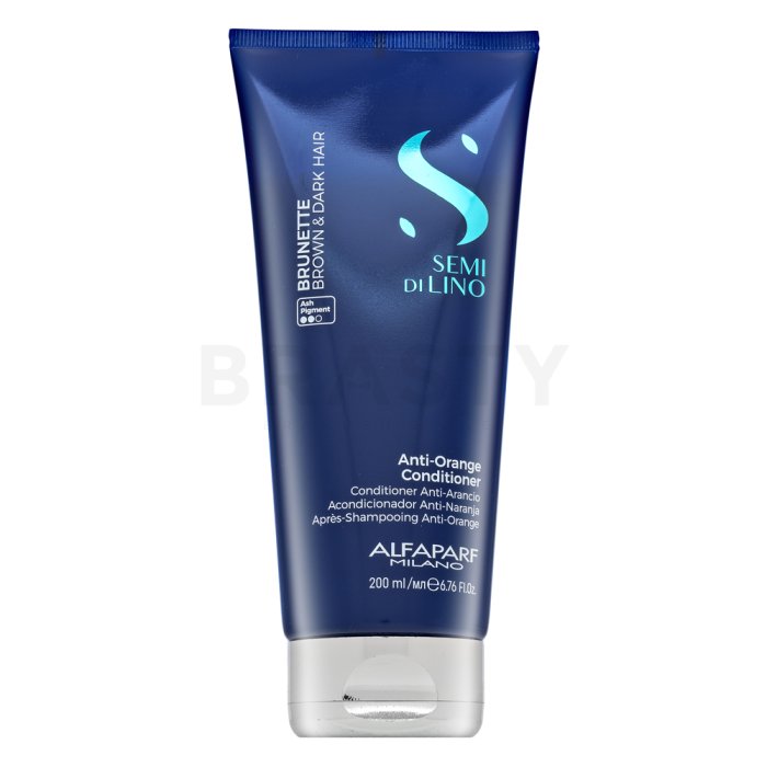 Alfaparf Milano Semi Di Lino Brunette Anti-Orange Conditioner тониращ балсам за кафяви нюанси 200 ml