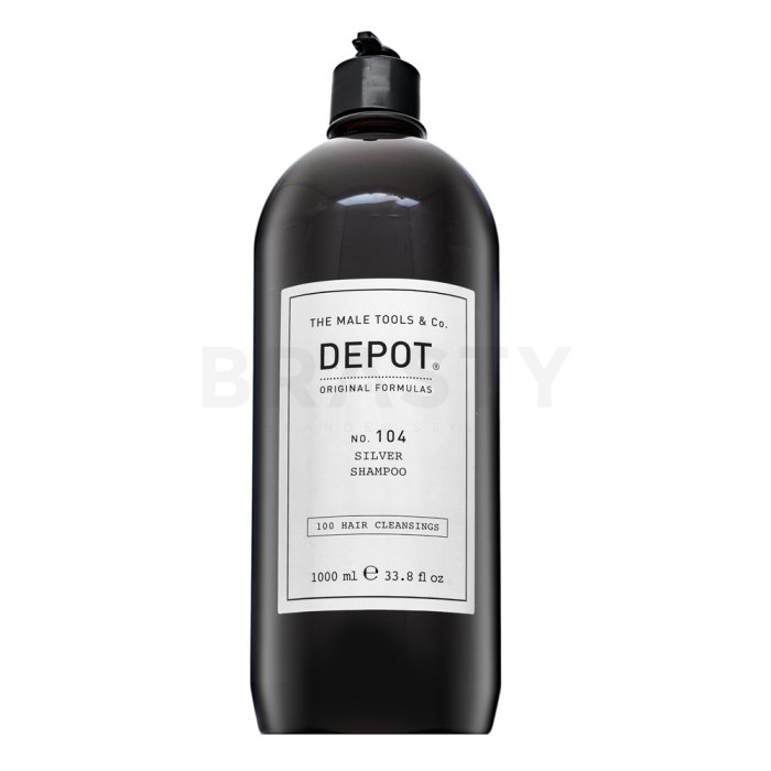 Depot No. 104 Silver Shampoo Шампоан за неутрализиране на жълтите тонове 1000 ml