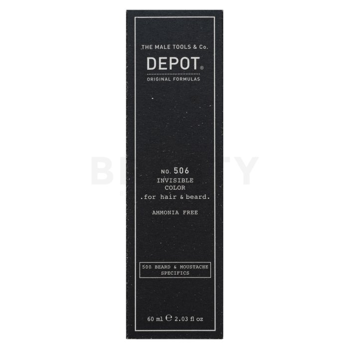 Depot No. 506 Invisible Color семи-перманентна боя върху косата и брадата Natural Graphite 60 ml