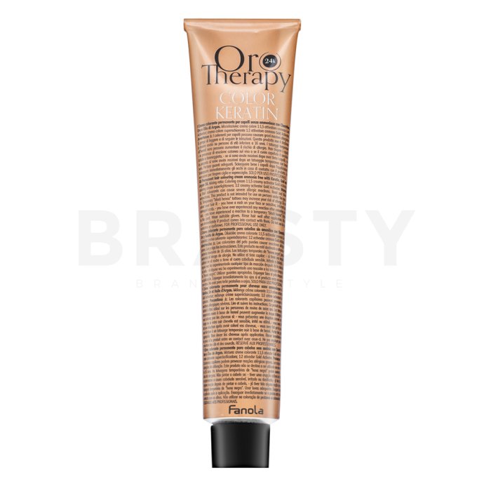 Fanola Oro Therapy Color Keratin Oro Puro професионална перманентна боя за коса 10.0 100 ml