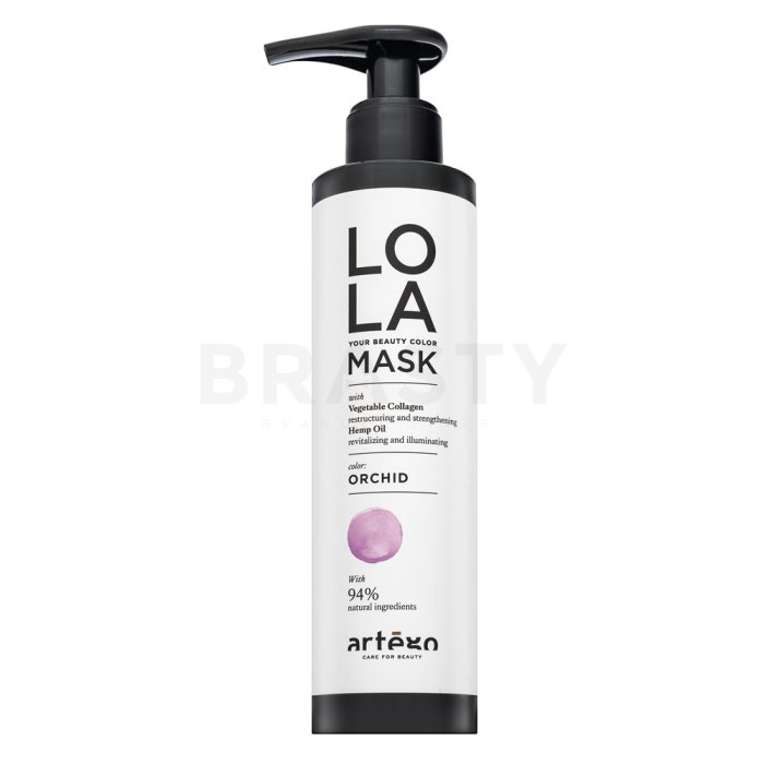 Artègo Lola Your Beauty Colour Mask Интензивна възстановяваща цветна маска за коса Orchid 200 ml