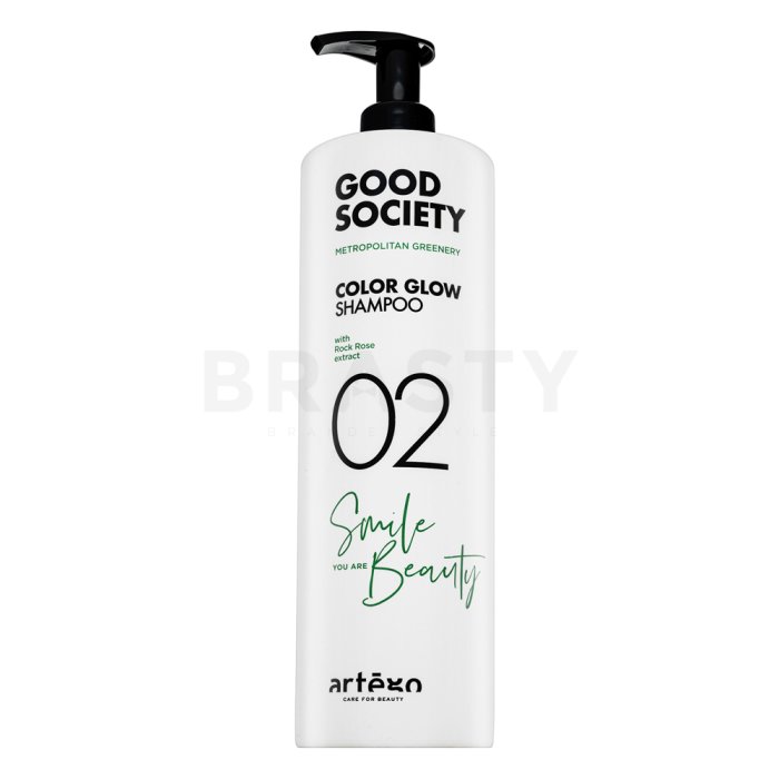 Artègo Good Society 02 Color Glow Shampoo подхранващ шампоан За блясък и защита на боядисаната коса 1000 ml