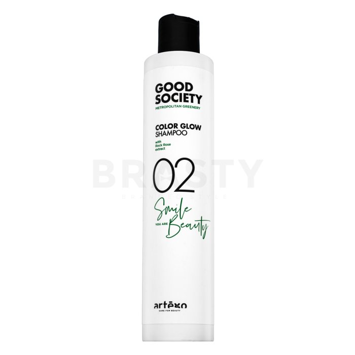 Artègo Good Society 02 Color Glow Shampoo подхранващ шампоан За блясък и защита на боядисаната коса 250 ml