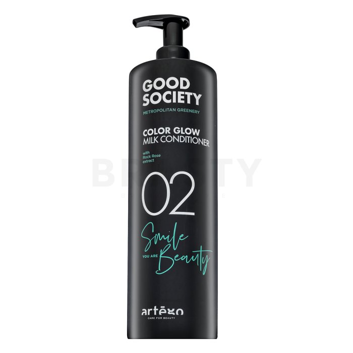 Artègo Good Society 02 Color Glow Milk Conditioner подхранващ балсам За блясък и защита на боядисаната коса 1000 ml
