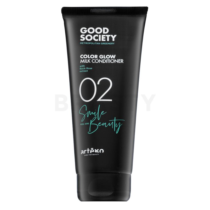 Artègo Good Society 02 Color Glow Milk Conditioner подхранващ балсам За блясък и защита на боядисаната коса 200 ml