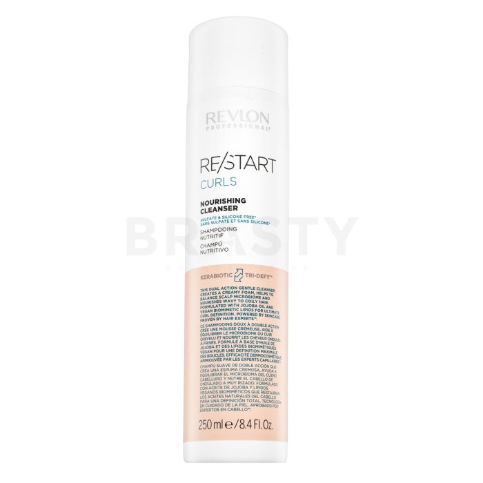 Revlon Professional Restart Curls Nourishing Cleanser čisticí šampon за къдрава коса 250 ml
