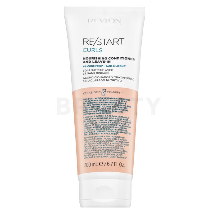 Revlon Professional Restart Curls Nourishing Conditioner and Leave-in Балсам без изплакване за къдрава коса 200 ml