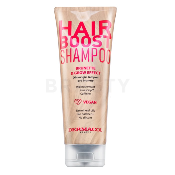 Dermacol Hair Boost Brunette & Grow Effect Shampoo укрепващ шампоан за кафява коса 250 ml