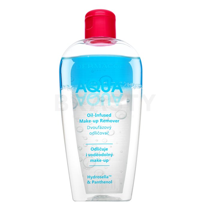 Dermacol Aqua Aqua двуфазен продукт за отстраняване на грим Oil-infused Make-up Remover 200 ml