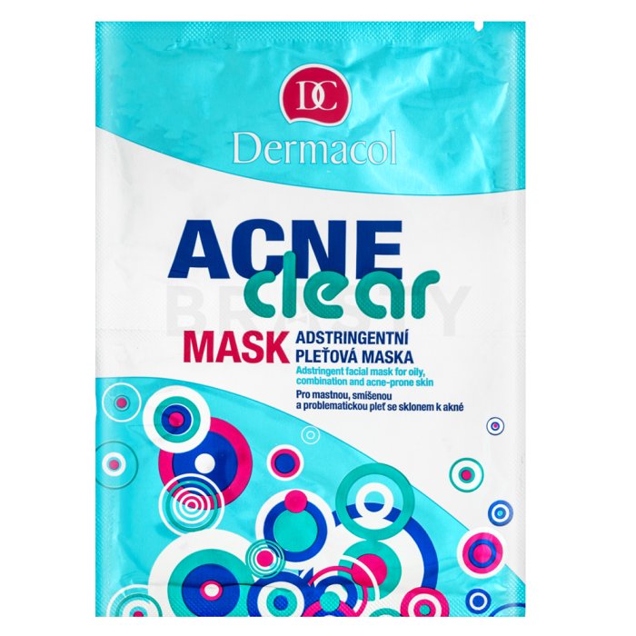 Dermacol ACNEclear подхранваща маска Adstringent Facial Mask 2 x 8 g